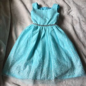 Blue sparkly dress